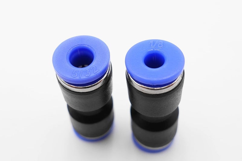 IVLPHA Push to Connect Fitting 5/32" Tube OD x 1/8" Tube OD Reducer, Pneumatic Air Water Straight Union Two Way Connector/Coupler (Pack of 5) - Image 2